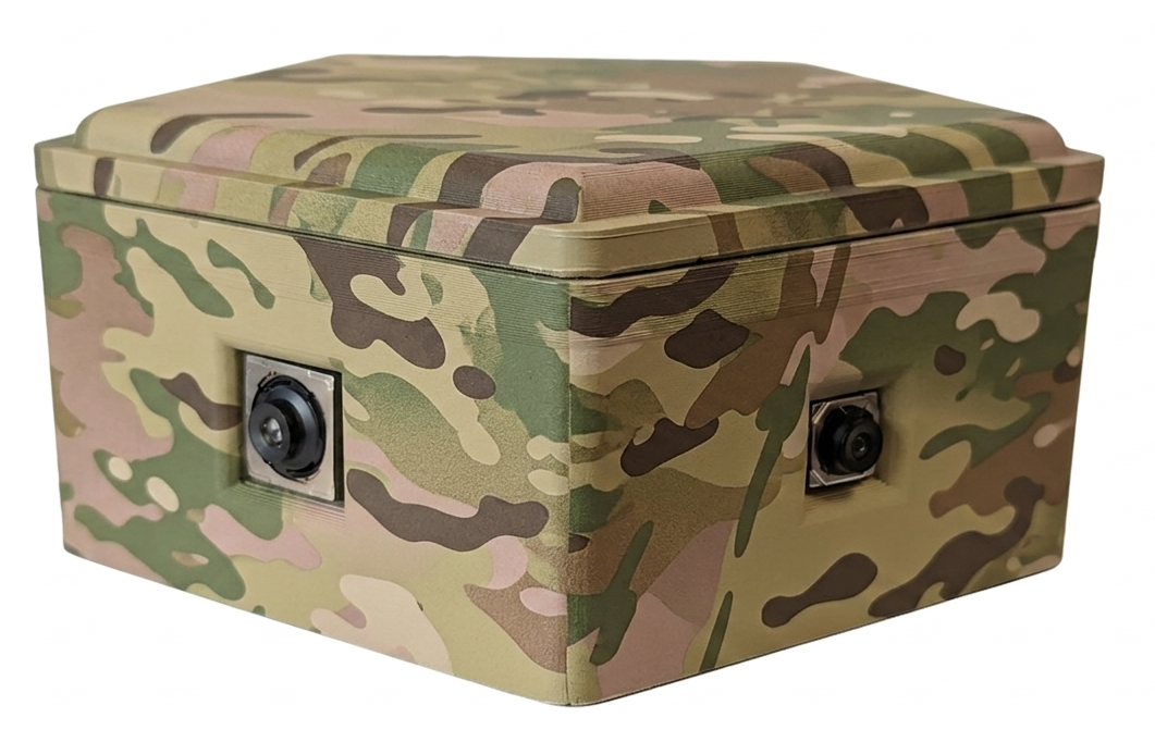 A ruggedised multicam sensor unit with dual cameras